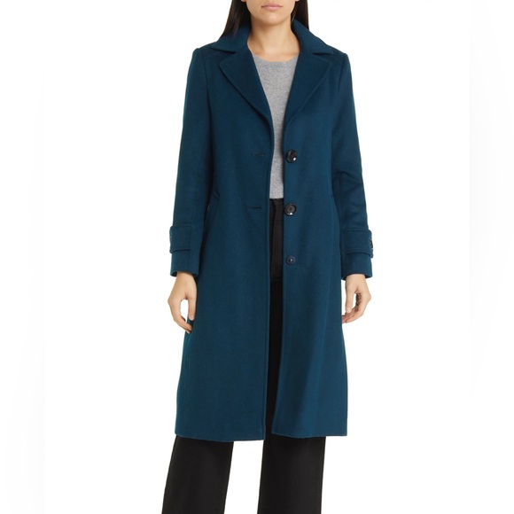 Sam Edelman Jackets & Blazers - NWOT Sam Edelman Notch Collar Longline Wool Blend Coat